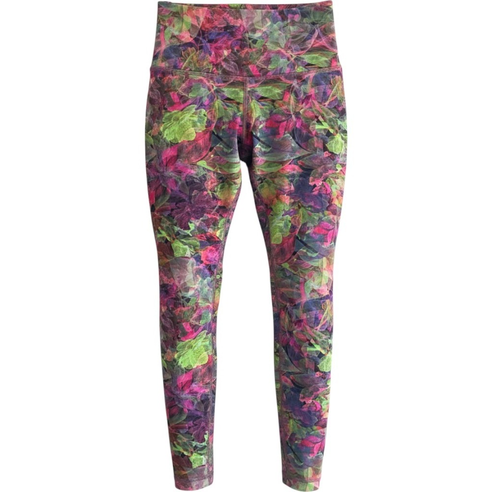 Lululemon Wunder Train High Rise Tights Leggings Botanical Print Size 6